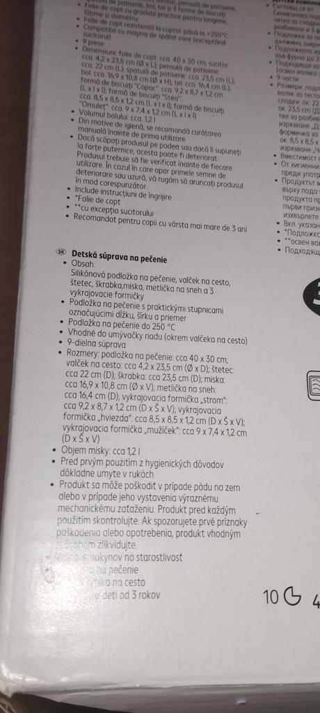 Súprava na pečenie pre deti, 