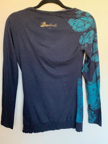 Desigual dámske tričko s dlhým rukávom, desigual,s