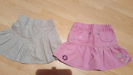 Sukňa bledosiva, h&m,98