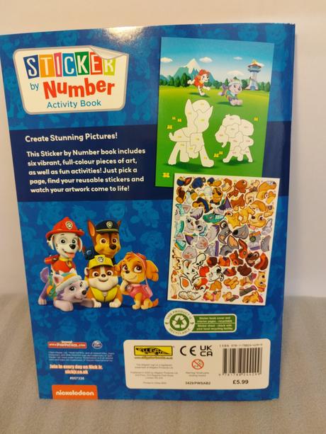 Paw patrol - sticker by number nau24,