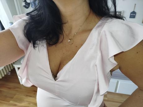 Romantické šaty hm mama m/xl, h&m,m