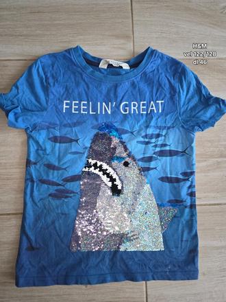 Tricko zralok, h&m,122