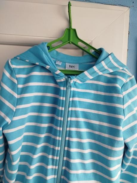 Pásikavá hrubšia mikina 140/146, bonprix,140