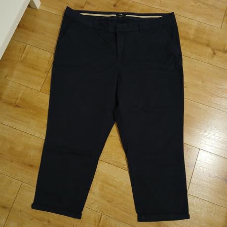 Tmavomodré bavlnené nohavice c&a, c&a,46