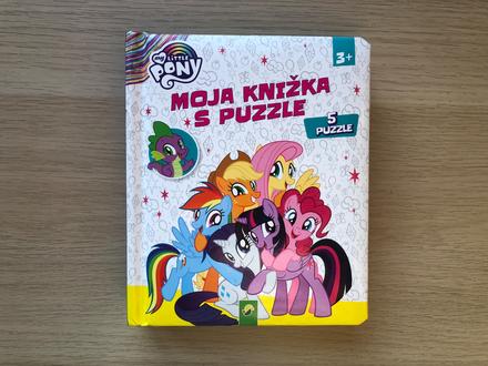 My little pony knižka s puzzle,
