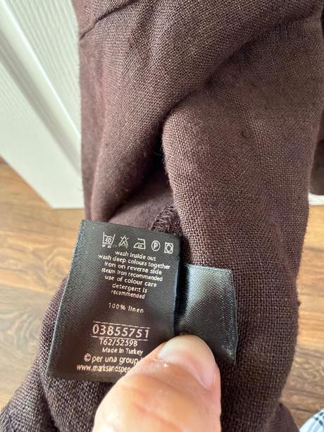 Ľanové šaty per una boho štýl, marks & spencer,xxl