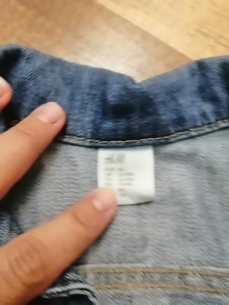 Riflový kabát, h&m,86