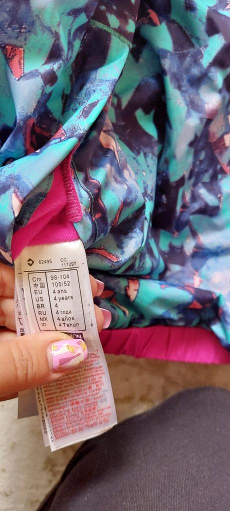 Zimná obojstranná bundička wedze, wedze,98