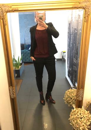 Bordový top madonna v. m/l, madonna,m