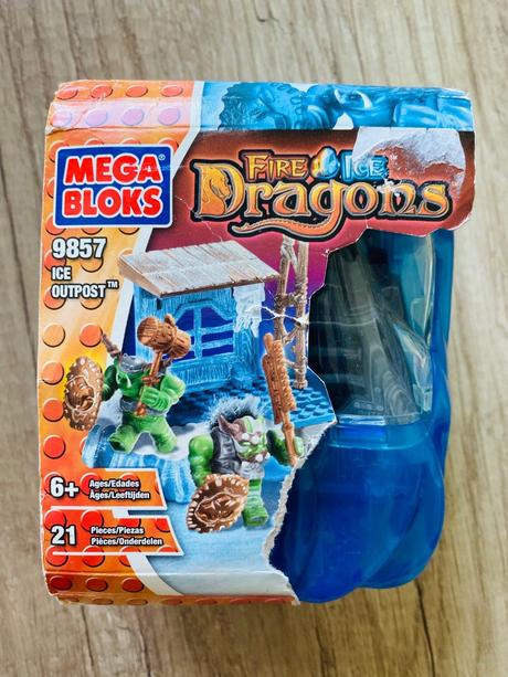 Megabloks-fire & ice dragons-stavebnica,