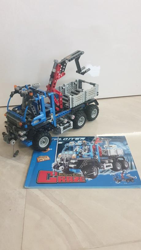 Skladačka - na chlp ako lego terénny náklaďák 8273,