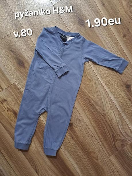 Pyžamko h&m, h&m,80