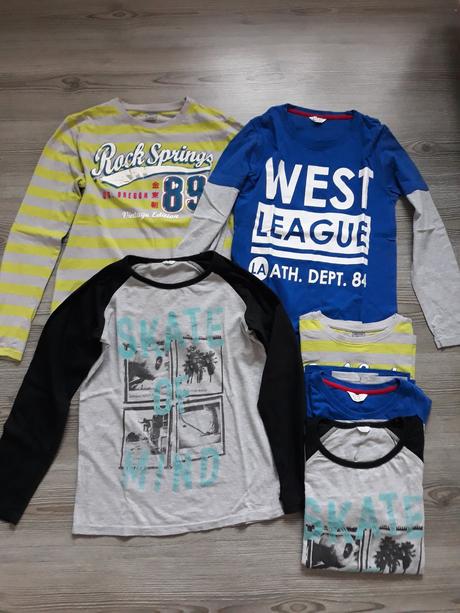 Tričká s dlhým rukávom 146/152, 152