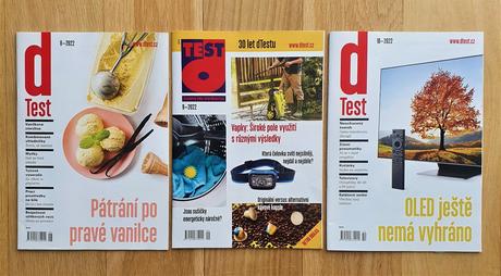 Časopis dtest - testy a recenzie tovaru,