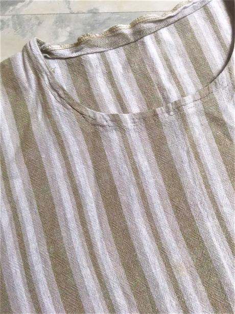 Ľanové voľné šaty l/xl/xxl, xl