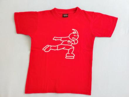 Červené tričko korčuliar 128/134, 134