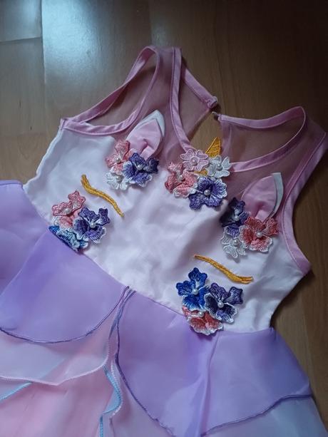 Kostým jednorožec 116/122,