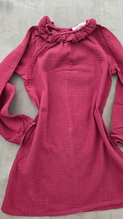 Nádherné mušelínové šaty h&m veľ.128 top stav, h&m,128