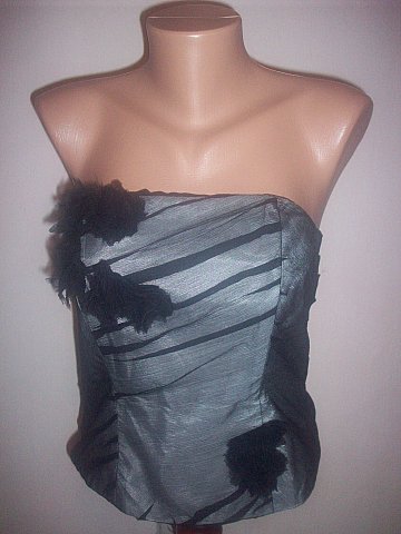Šifónový hodvábny korzet., 40