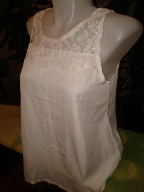 Maslový top s krajkou veľ. m, m