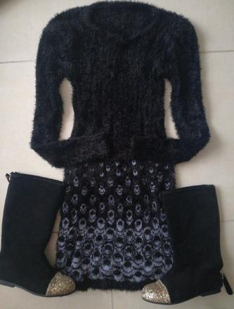 Predĺžený pulover, 140