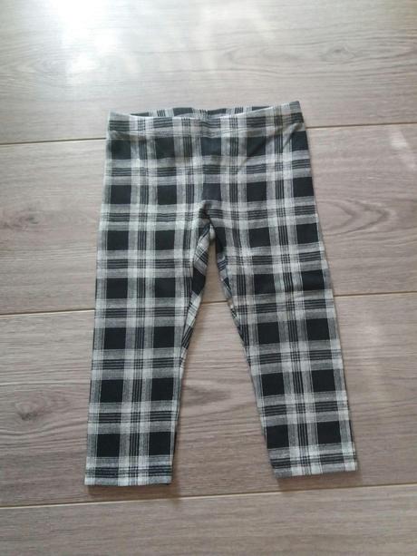 Kárované legínky, benetton,86