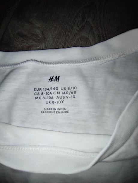 Bavlnené tričko h&m, h&m,140