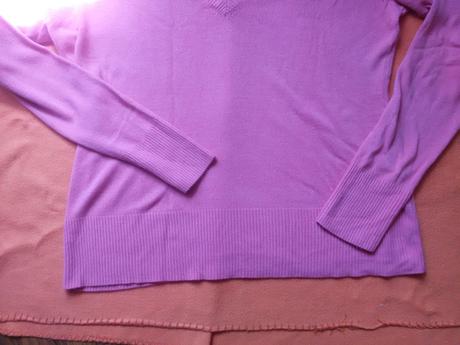 Ružový pulóvrik 20, f&f,48