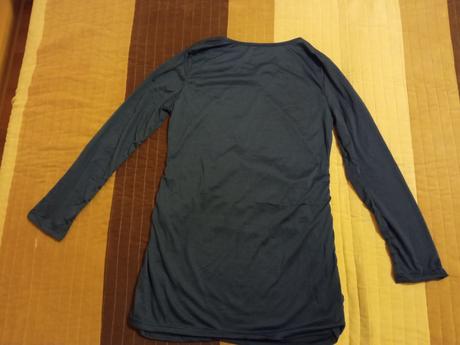 Vianočné tehotenské predĺžené tričko, s