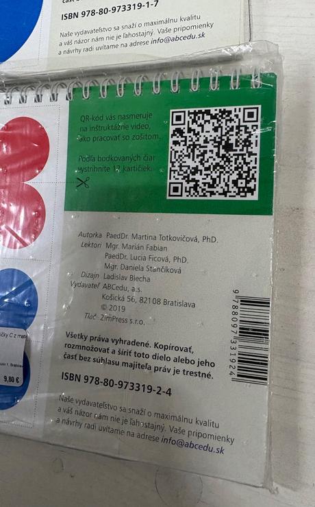 Autokorektívne kartičky matematika - b a c, 