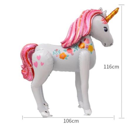 Fóliový balón jednorožec, 