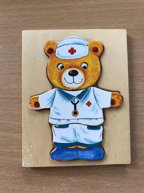 Drevená skladačka, 