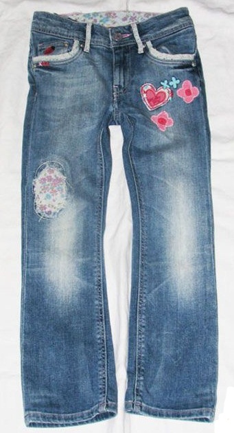 Rifle s výšivkou, h&m,116