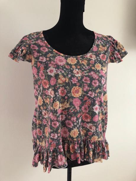 Kvetinové tričko, s