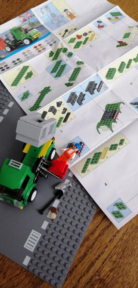 Playmobil stavebnica smetiarske auto,