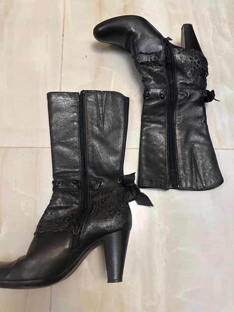 Čižmy kožené, 38