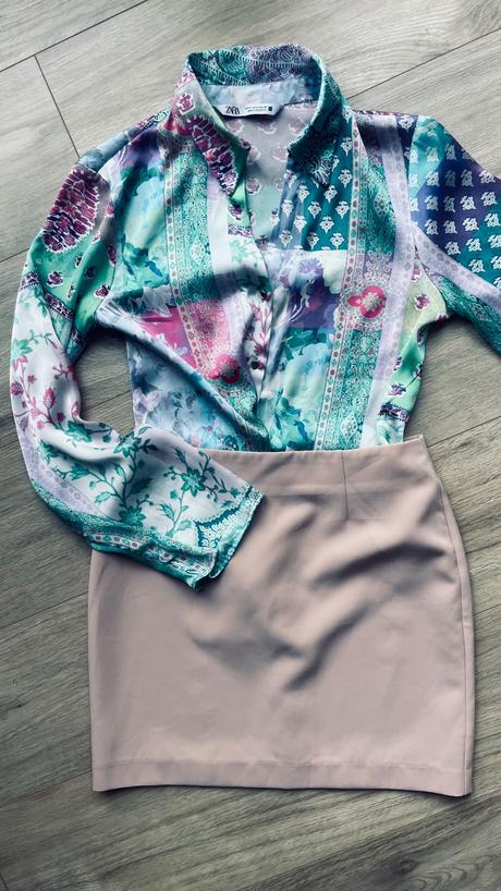 Púdrová minisukňa, mexx,32