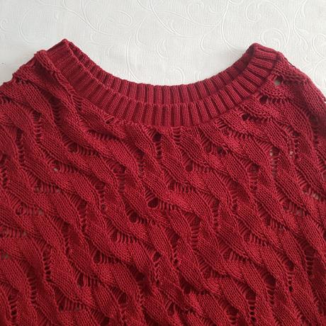 Damske pletene ponco / pelerina,