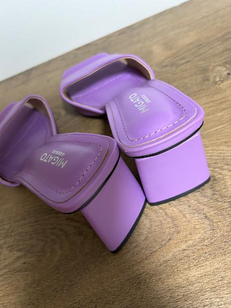 Fialové šľapky migato, 38