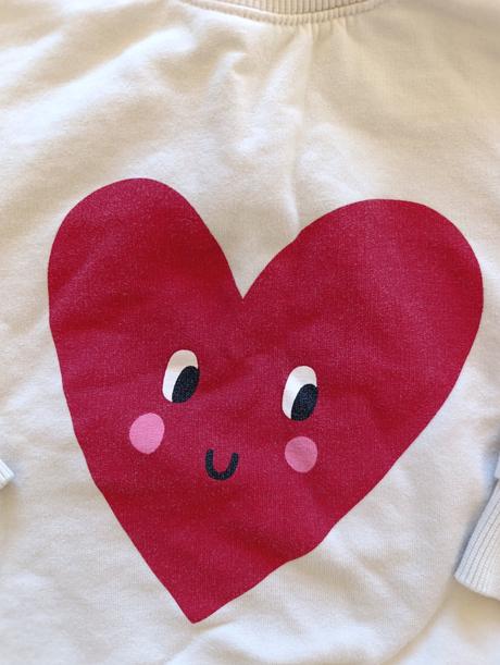 Lindex mikina so srdiečkom, lindex,86