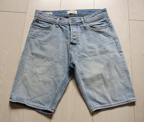 Pánske riflové kraťasky jack&jones, s