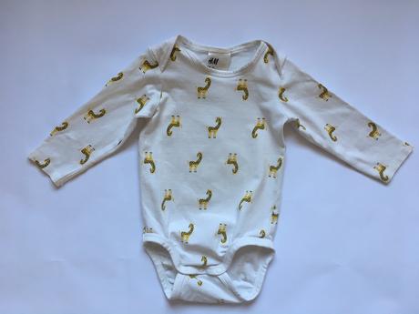 Set body a legíny so zirafkami h&m v. 68, h&m,68