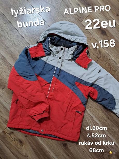 Lyžiarska bunda alpine pro, alpine pro,158