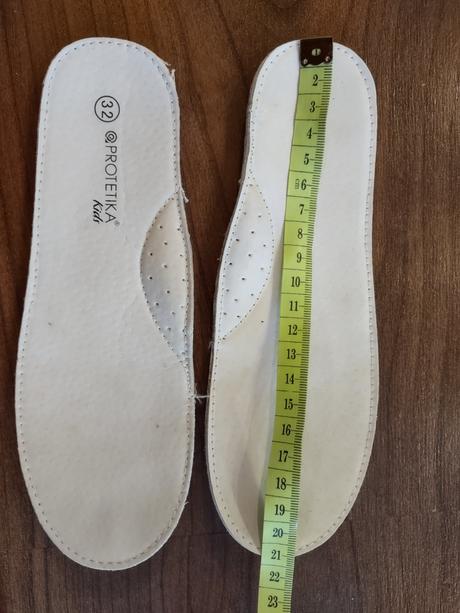 Kožené baleriny vd 20,5cm, protetika,32