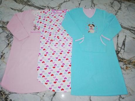 Teplá nočná košeľa, šaty veľkosť s, s