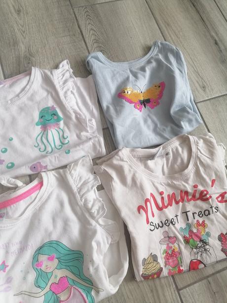 Letné tričká do škôlky - 110, leginky, 104–116