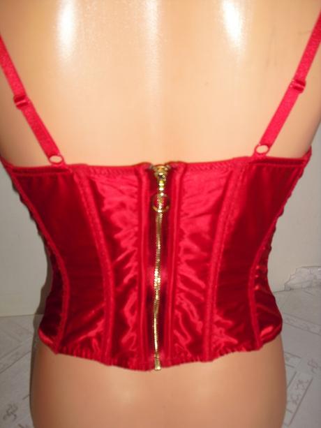 Satenovy sexy korzetik, s