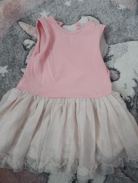 Dievčenské šaty+sveter, mayoral,86