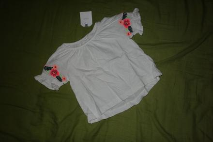 Nove tricko s vysivkou next, next,74