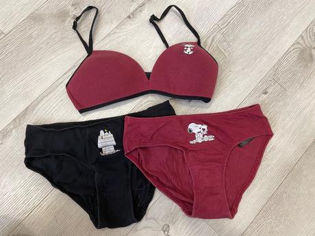 Bavlnený set podprsenka+nohavičky, pepco,158